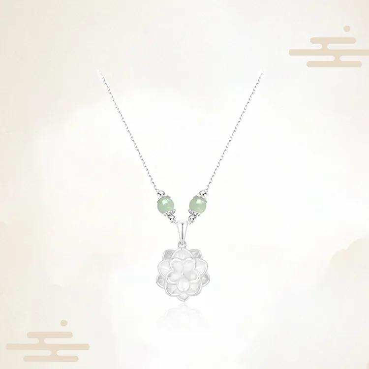 Chongqing Gold Store 999 Fine Silver Necklaces Women's-1