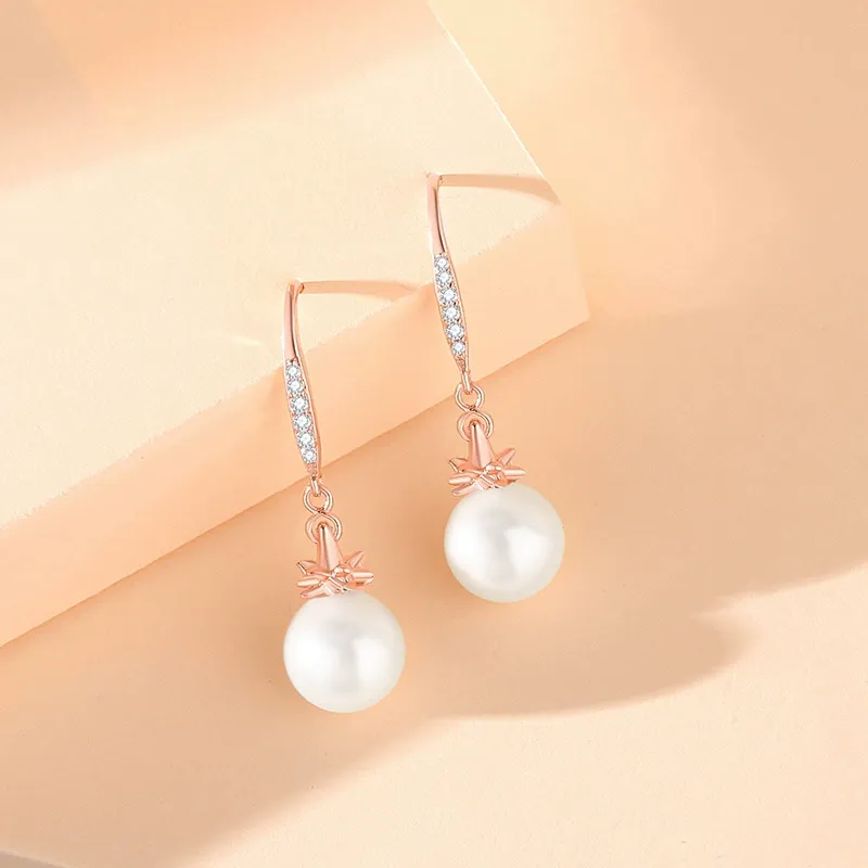 Chongqing Gold Store S925 Silver Earrings Women's-3