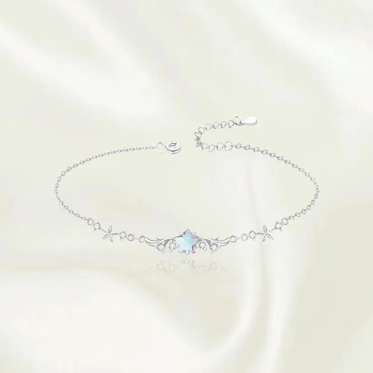 Chongqing Gold Store S925 Silver Bracelets Women's-4