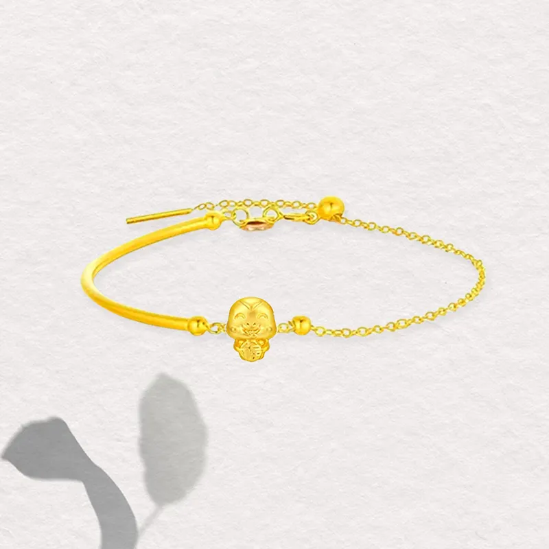 Chongqing gold store Gold Bracelet Unisex-4