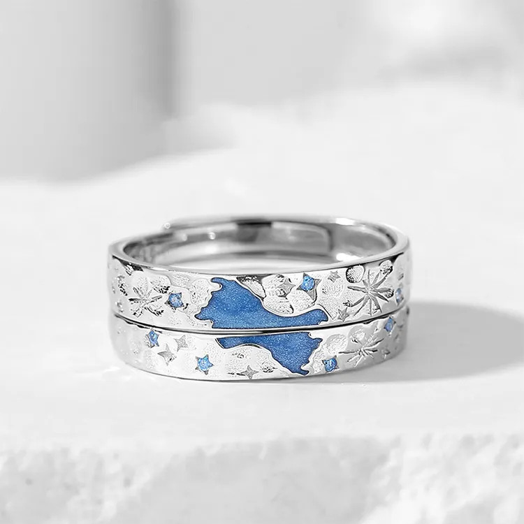 Chongqing Gold Store S925 Silver Rings Unisex-4