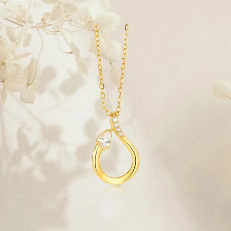 Chongqing Gold Store S925 Silver Necklaces Women's-3