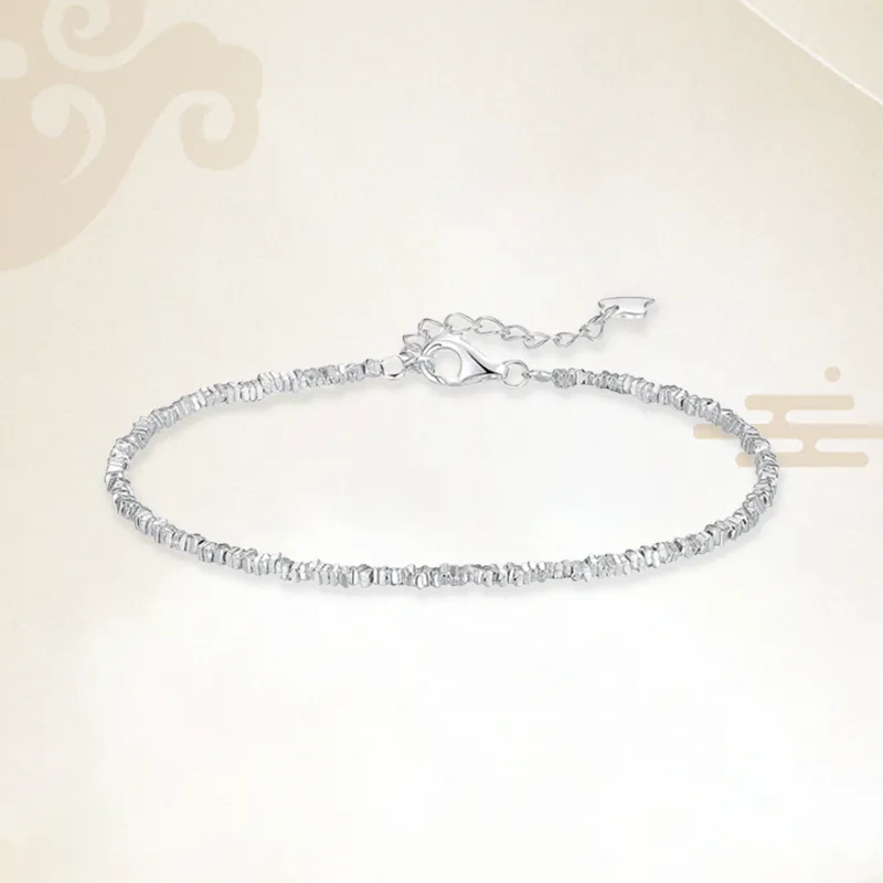Chongqing Gold Store S925 Silver Bracelets Women's-3