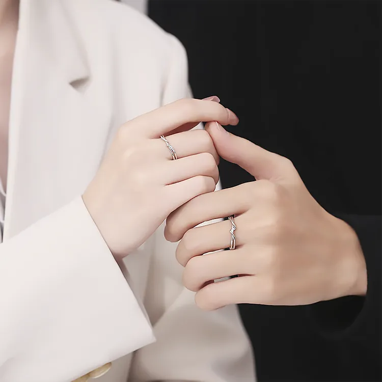 Chongqing Gold Store S999 Fine Silver Rings Unisex-3