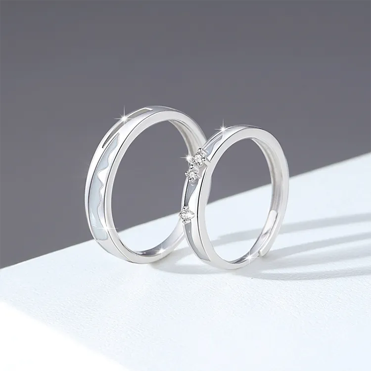 Chongqing Gold Store S925 Silver Rings Unisex-4