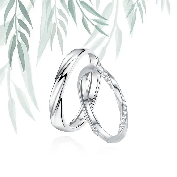 Chongqing Gold Store S925 Silver Rings Unisex-3