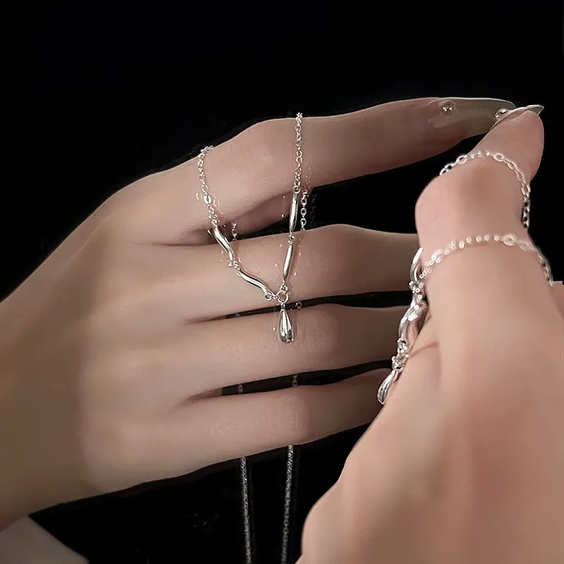 Chongqing Gold Store S925 Silver Necklaces Women's-1