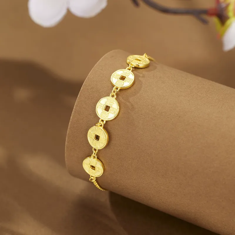 Chongqing Gold Store S925 Silver Bracelets Women's-4