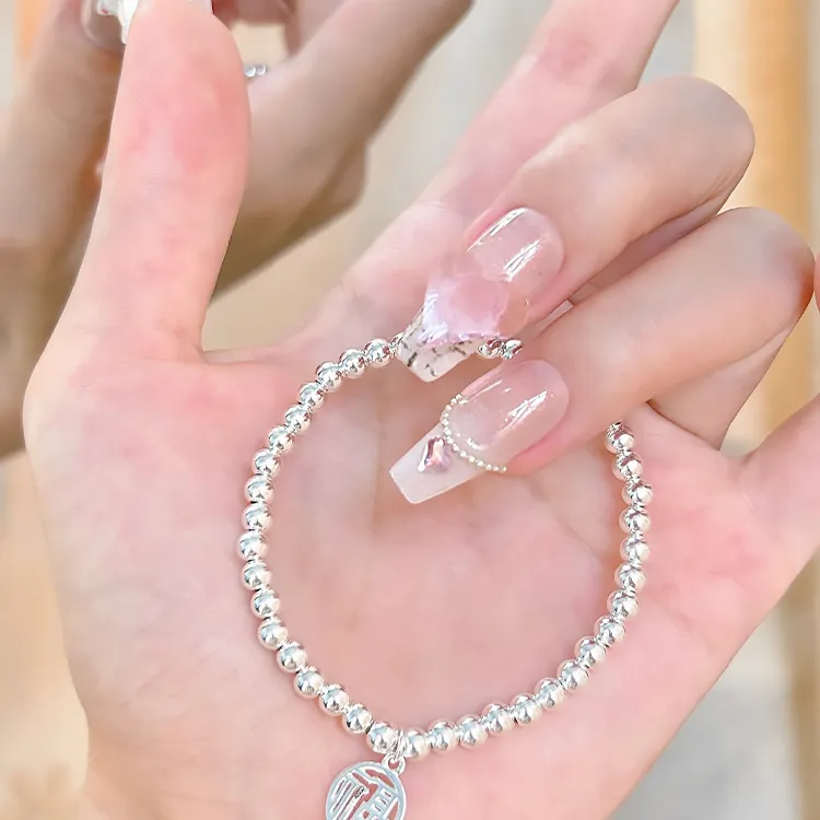 Chongqing Gold Store S999 Fine Silver Bracelets Women's-2