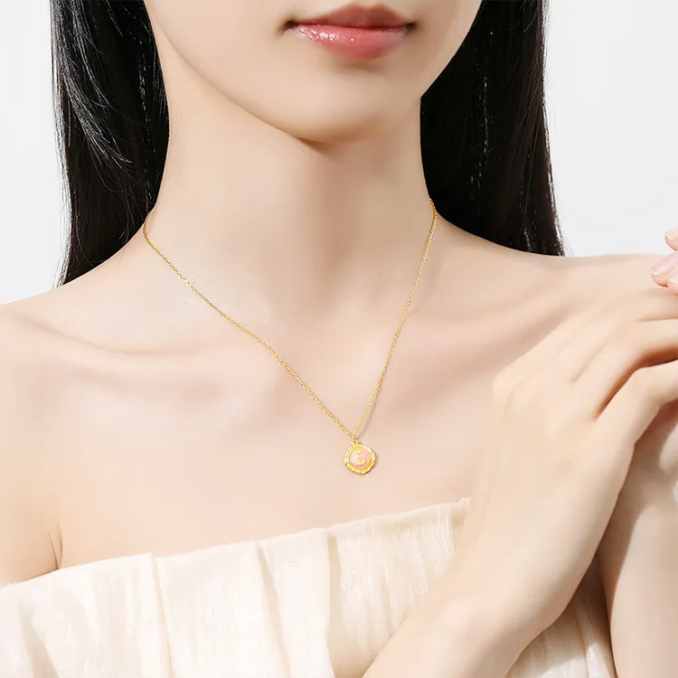 Chongqing Gold Store S925 Silver Necklaces Women's-2