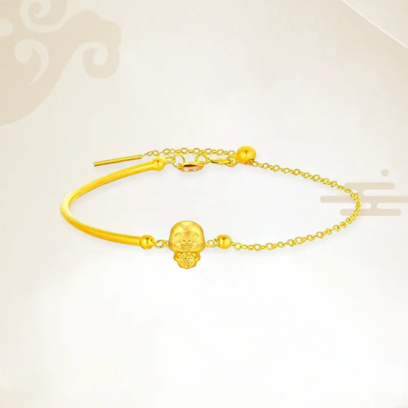 Chongqing gold store Gold Bracelet Unisex-2
