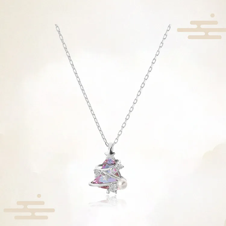 Chongqing Gold Store S925 Silver Necklaces Women's-3