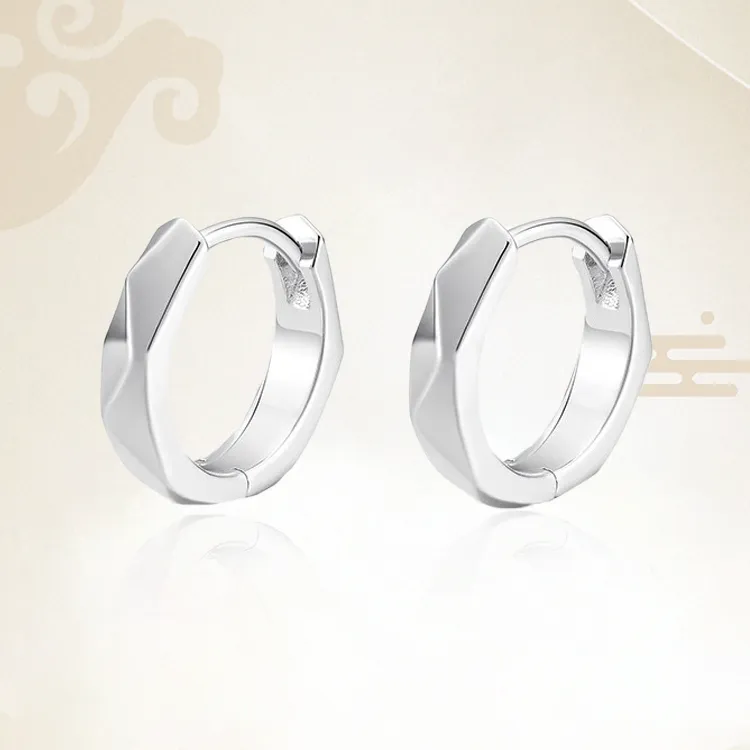 Chongqing Gold Store S999 Fine Silver Earrings Women's-4