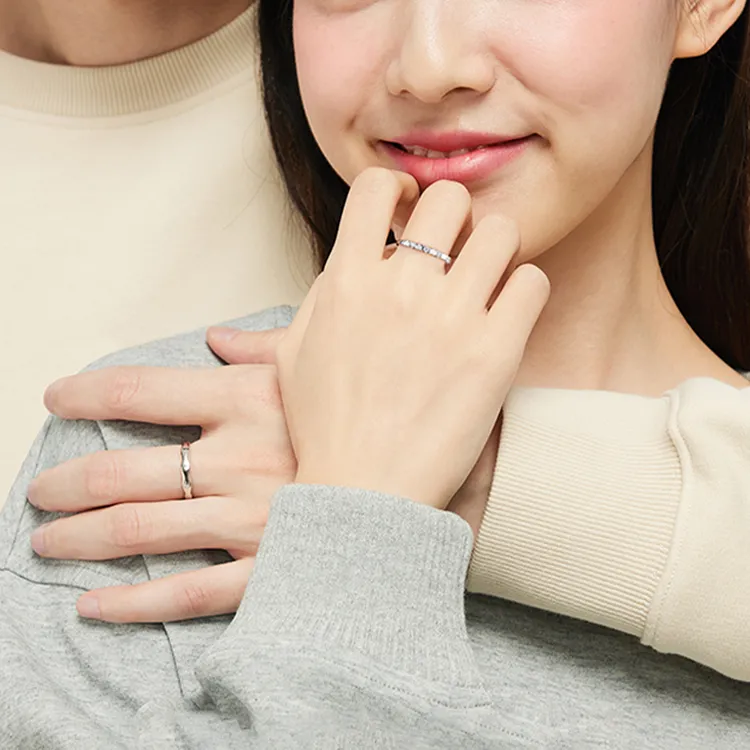 Chongqing Gold Store S925 Silver Rings Unisex-1