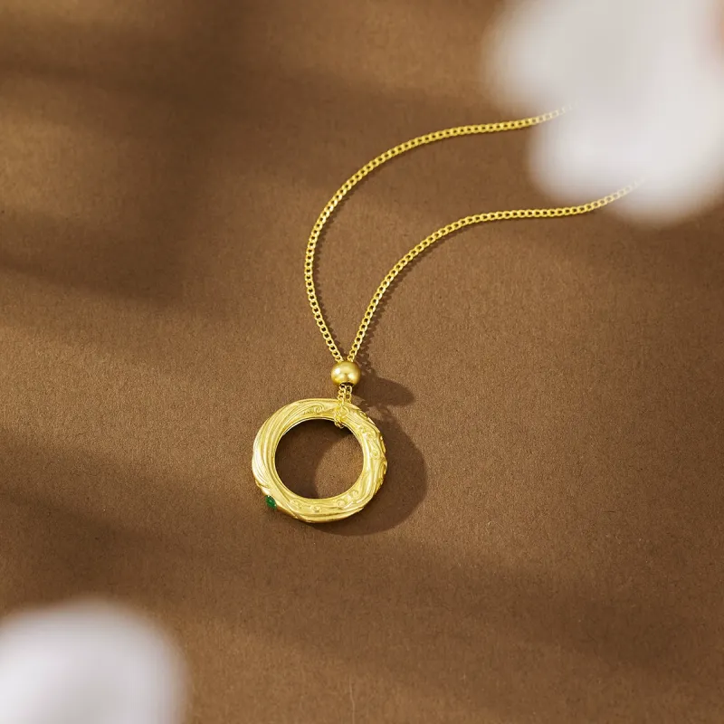 Chongqing Gold Store S925 Silver Necklaces Unisex-2