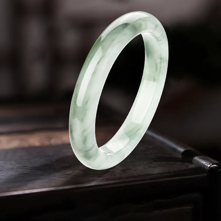 Chongqing Gold Store Tianshan Jade Bangles Women's-4