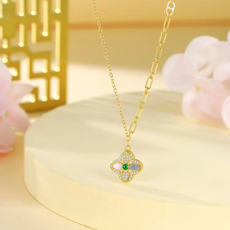Chongqing Gold Store S925 Silver Necklaces Unisex-2