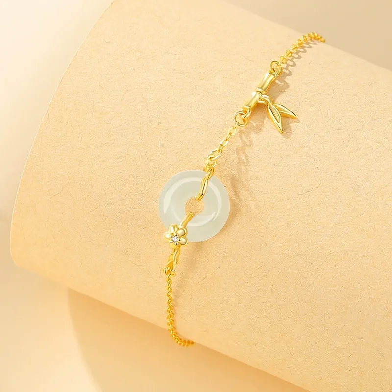Chongqing Gold Store Chalcedony Bracelets Women's-4