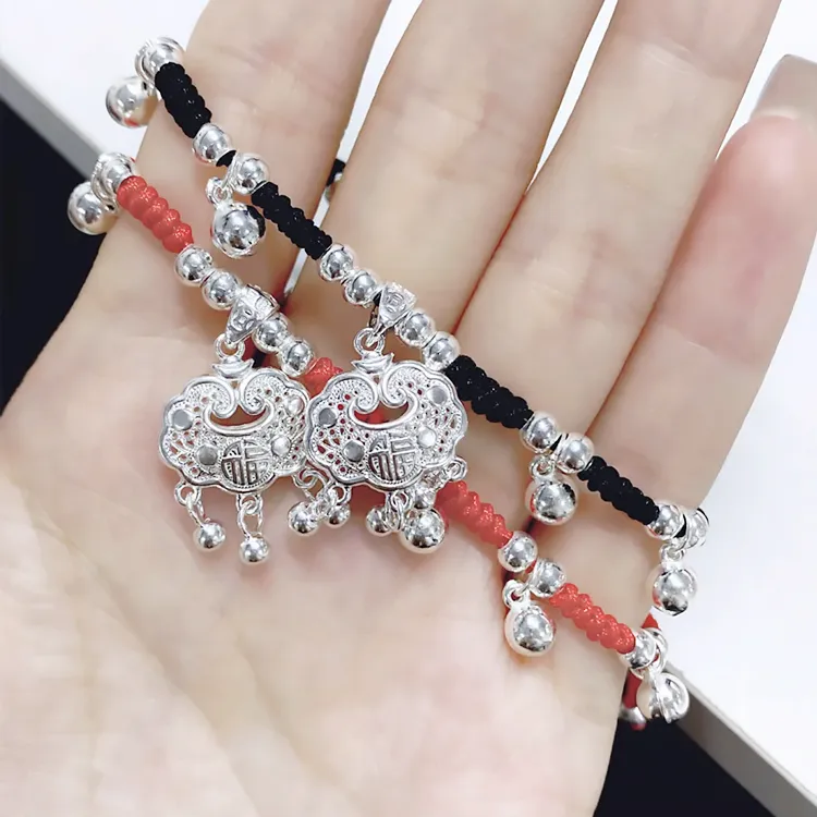 Chongqing Gold Store 990 Silver Bracelets Women's-2