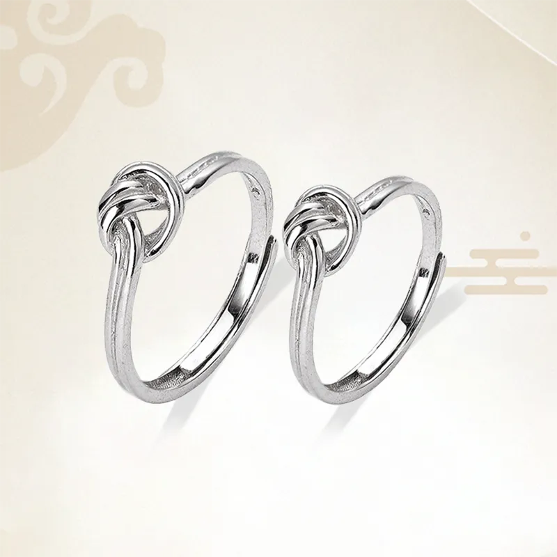 Chongqing Gold Store S925 Silver Rings Unisex-1