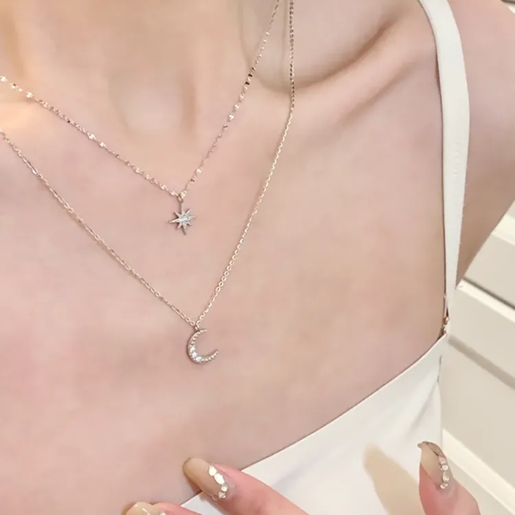 Chongqing Gold Store S925 Silver Necklaces Unisex-4