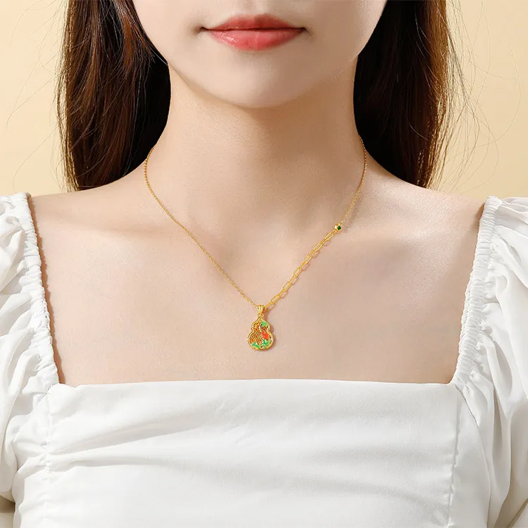 Chongqing Gold Store S925 Silver Necklaces Unisex-1