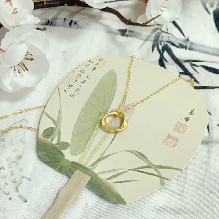 Chongqing Gold Store S999 Fine Silver Necklaces Women's-2