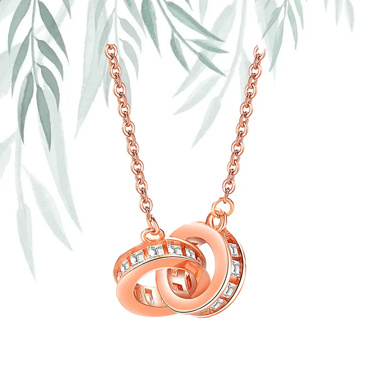 Chongqing Gold Store S925 Silver Necklaces Unisex-3