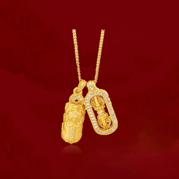 Chongqing Gold Store Alloy Necklaces Women's-3
