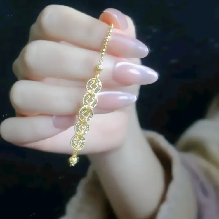 Chongqing Gold Store S925 Silver Bracelets Women's-2