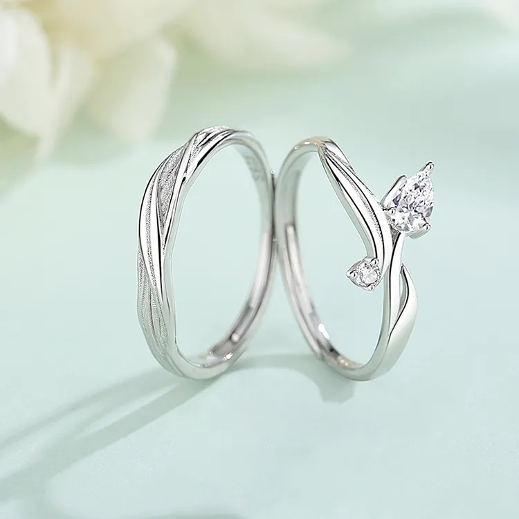 Chongqing Gold Store S925 Silver Rings Unisex-3