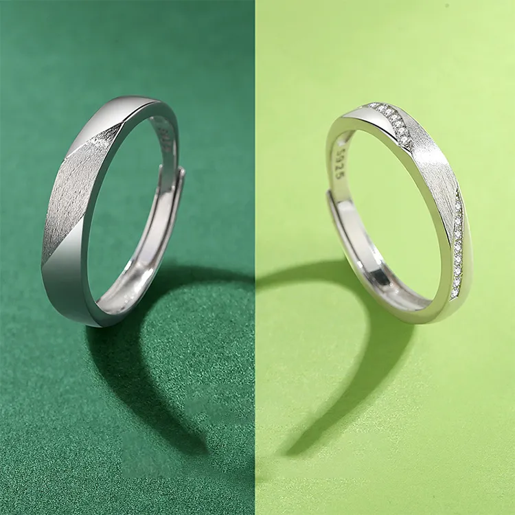 Chongqing Gold Store S925 Silver Rings Unisex-2