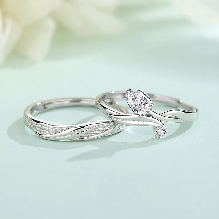 Chongqing Gold Store S925 Silver Rings Unisex-1