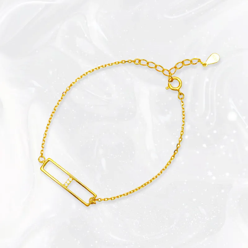 Chongqing Gold Store S925 Silver Bracelets Women's-3