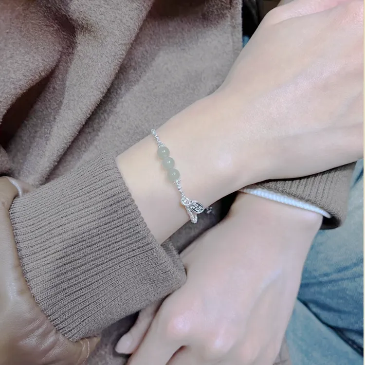 Chongqing Gold Store S925 Silver Bracelets Women's-4