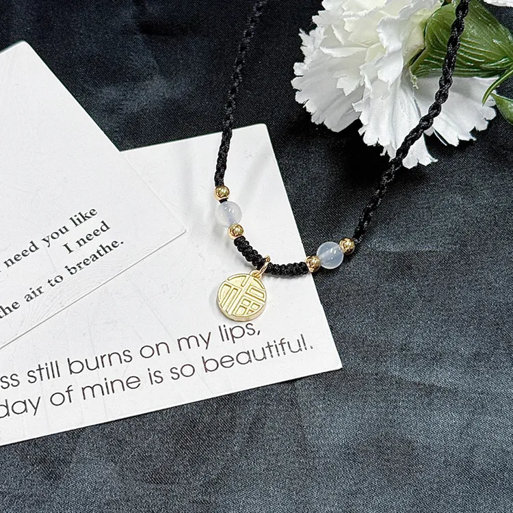 Chongqing Gold Store 999 Fine Silver Necklaces Unisex-2