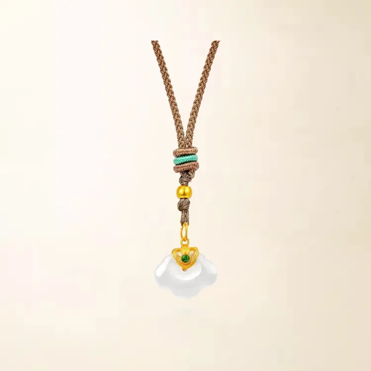 Chongqing Gold Store Chalcedony Necklaces Women's-1