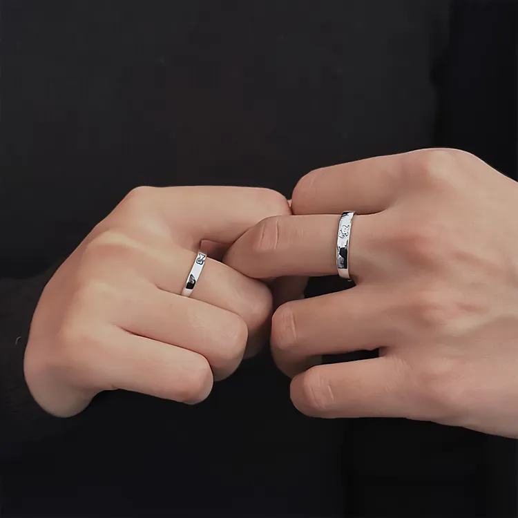 Chongqing Gold Store Alloy Rings Unisex-3