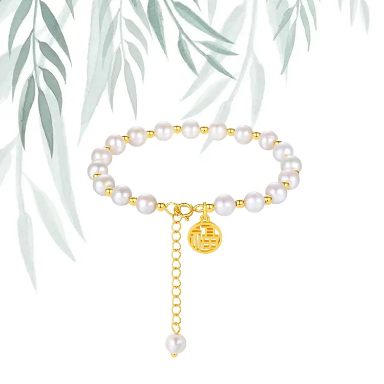 Chongqing Gold Store S925 Silver Bracelets Women's-4