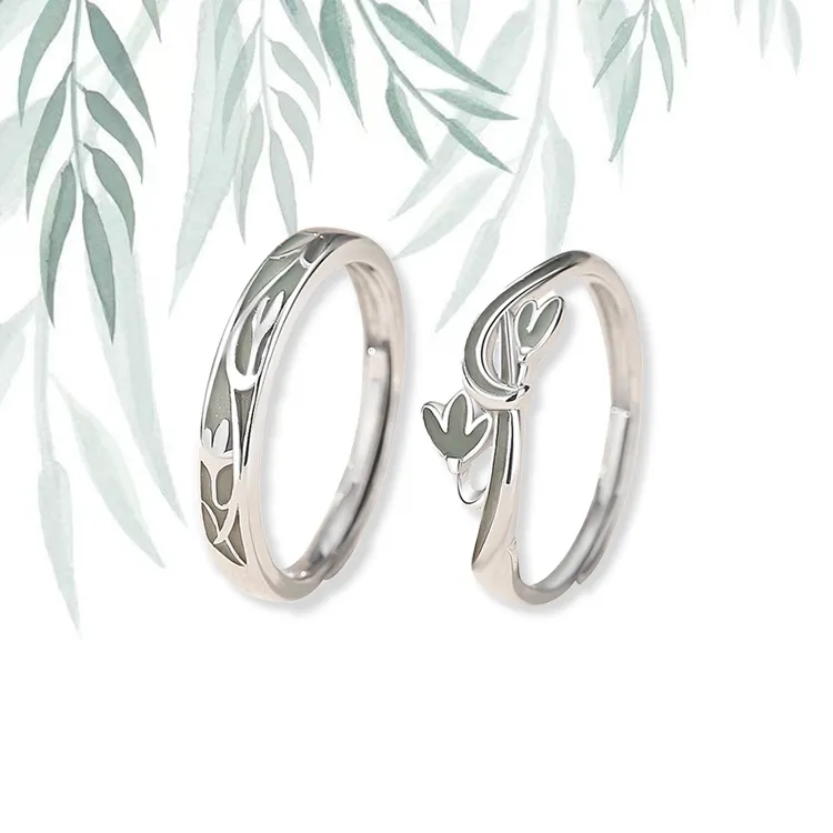 Chongqing Gold Store S925 Silver Rings Unisex-3