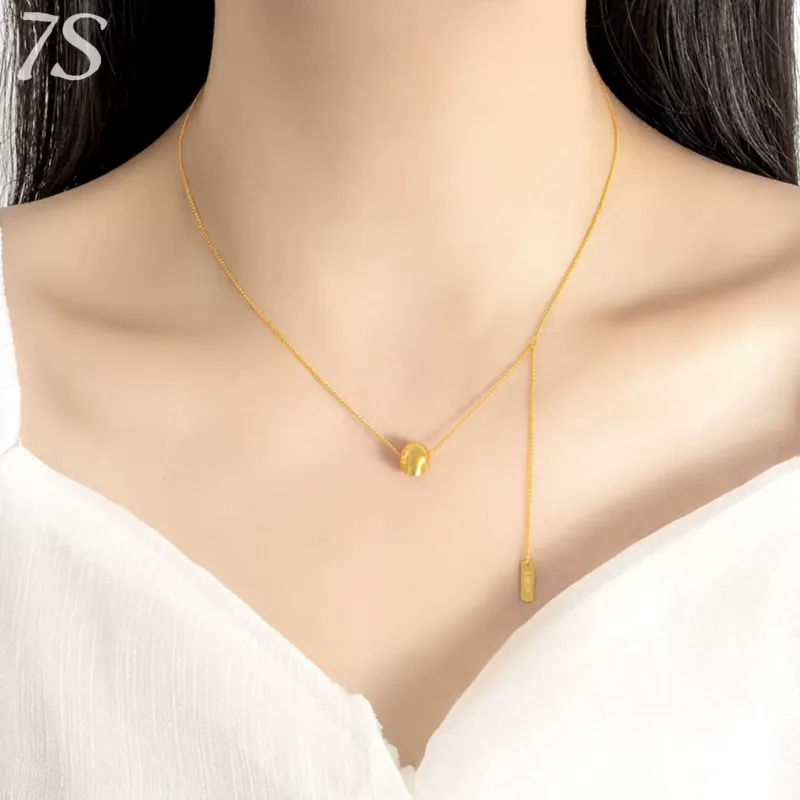 Chongqing Gold Store S925 Silver Necklaces Women's-1