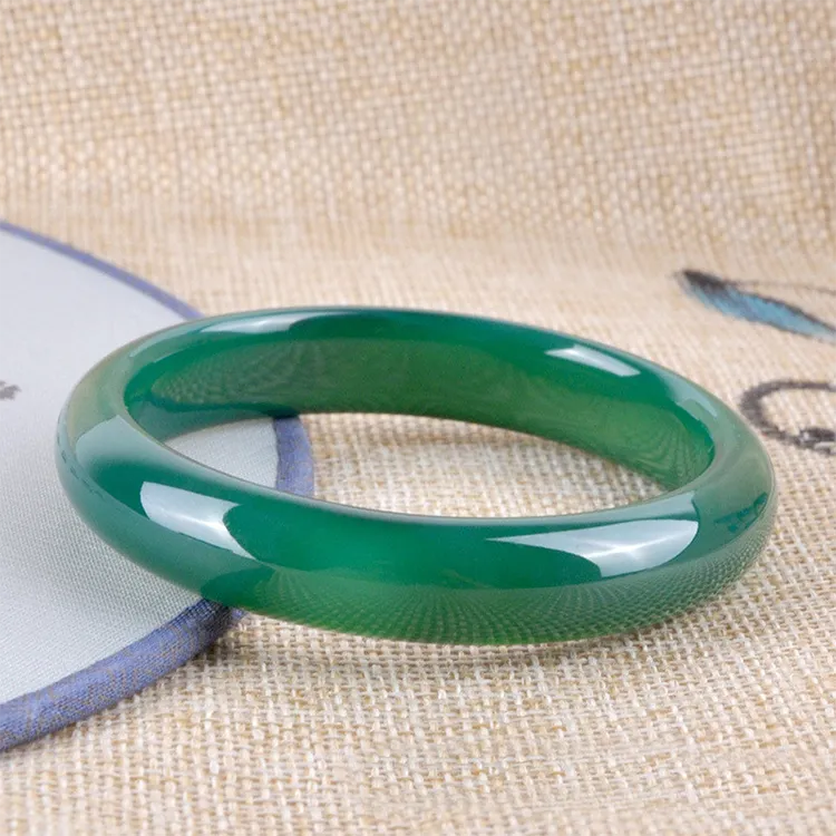 Chongqing Gold Store Colored Glaze Jade Bangles Unisex-1