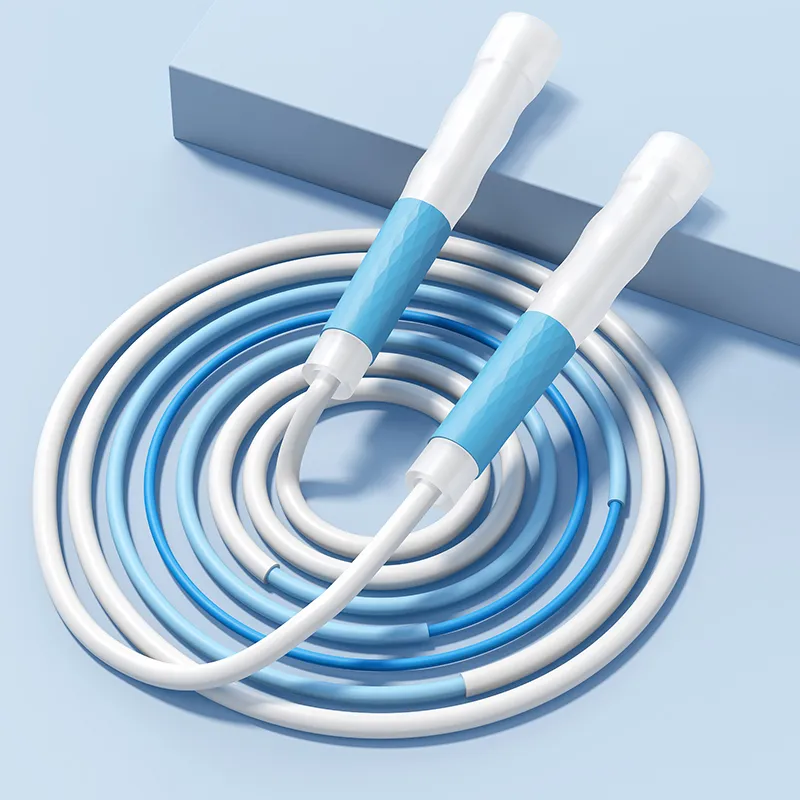 ADKING Fitness Training Non Countable Jump Ropes Fitness Crowd Rubber Rope, Silicone Controller 2.8m-1
