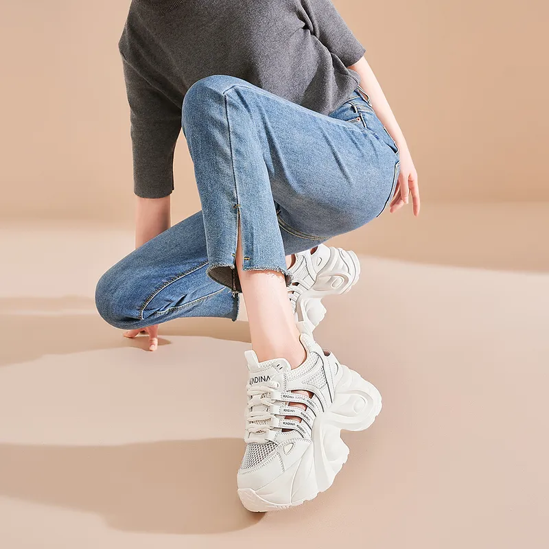 KADINA Low-Top Chunky Sneakers Women's-11
