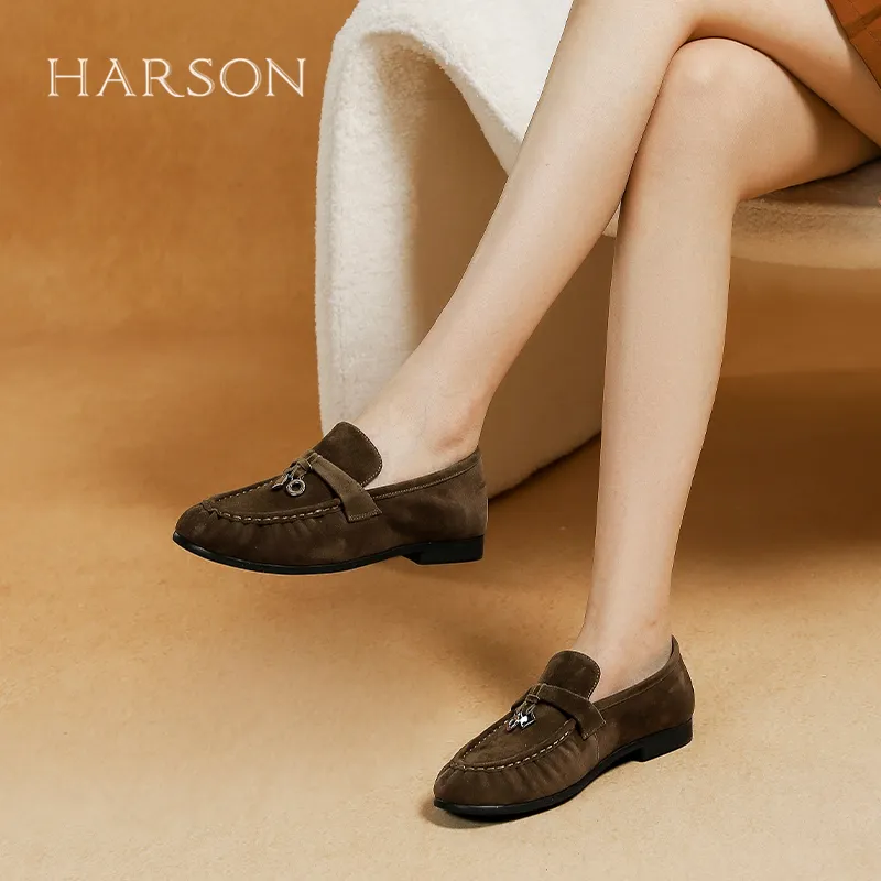 HARSON Loafers Women's Black-10