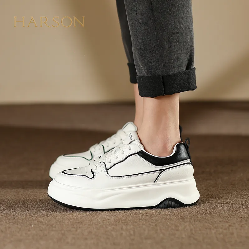 HARSON Low-Top Stylish Skateboarding Shoes Women's-11