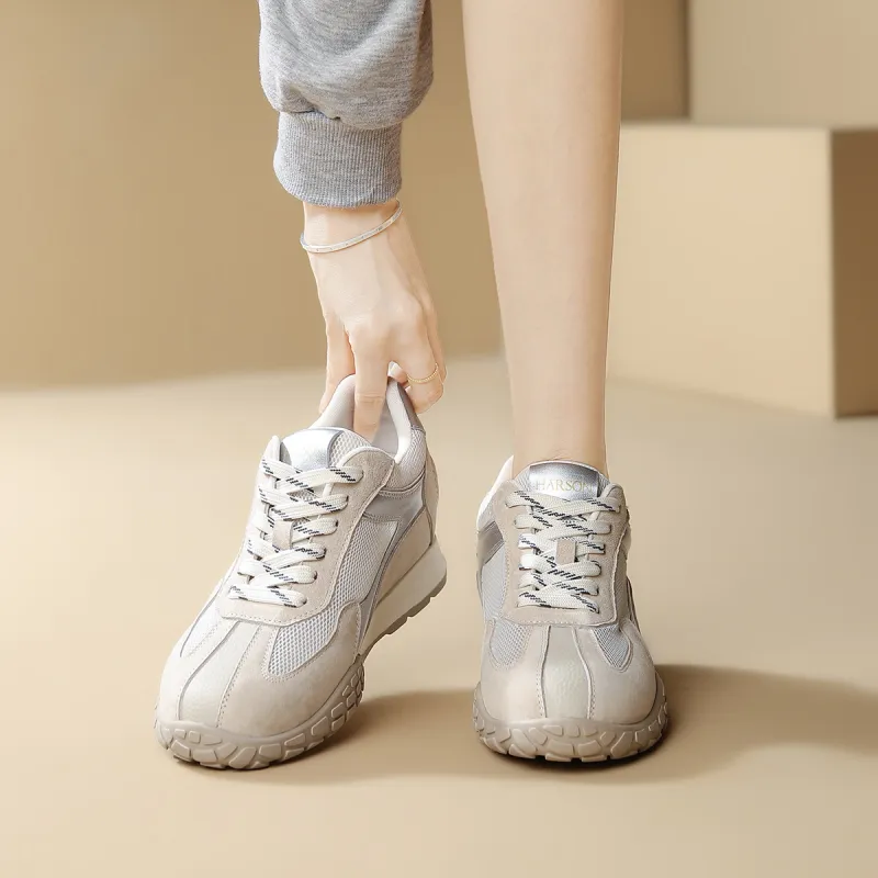 HARSON Anti Slip Wear Resistant Low Top Casual Shoes Women's-2