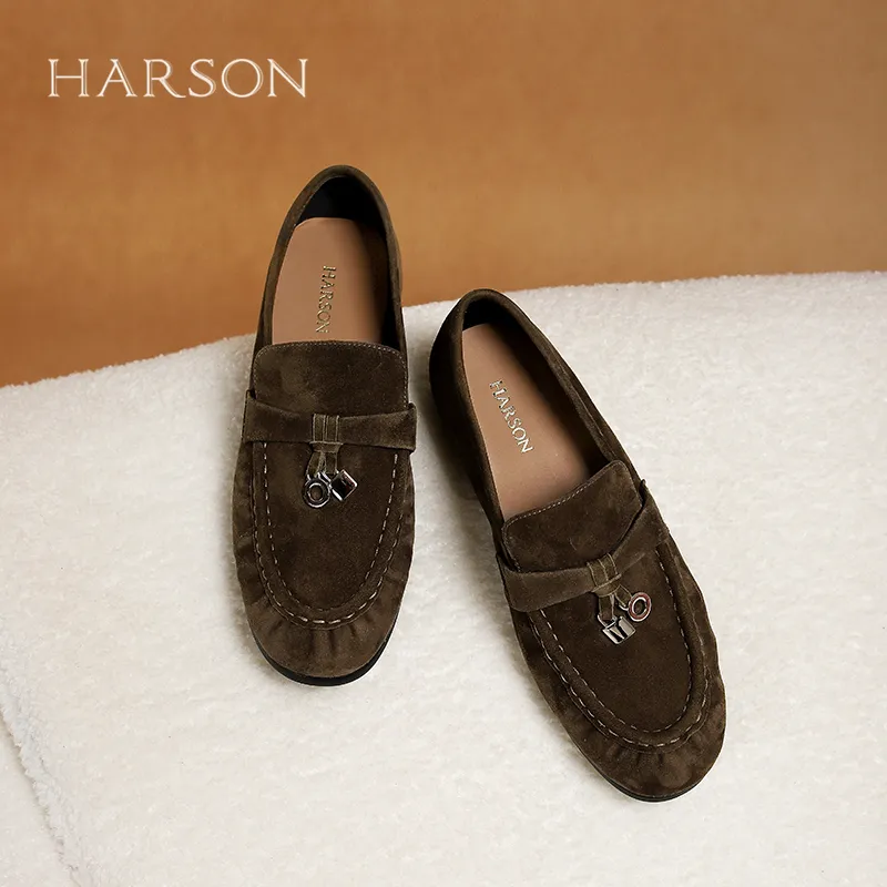 HARSON Loafers Women's Black-9