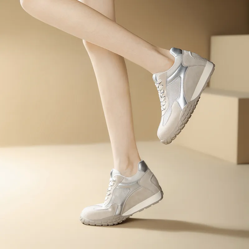 HARSON Anti Slip Wear Resistant Low Top Casual Shoes Women's-4