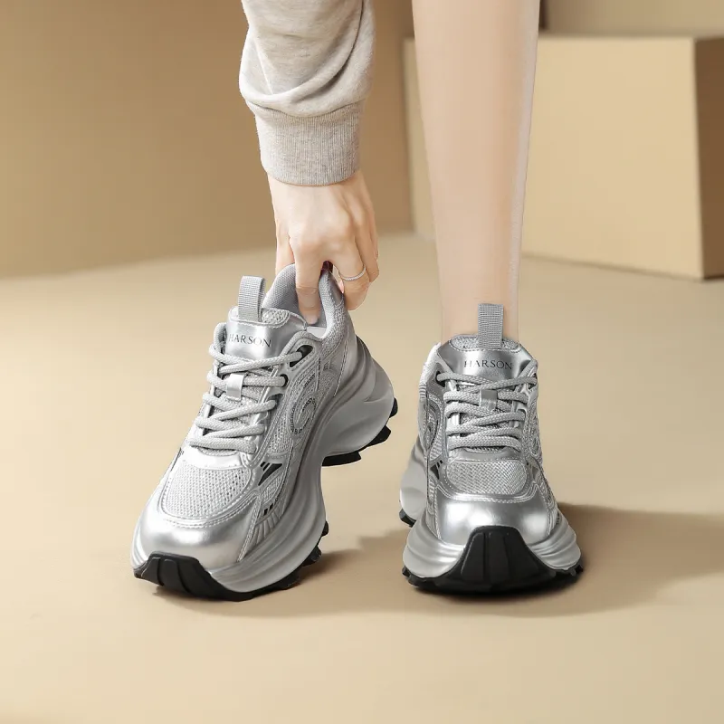 HARSON Anti Slip Wear Resistant Chunky Sneakers Women's-7
